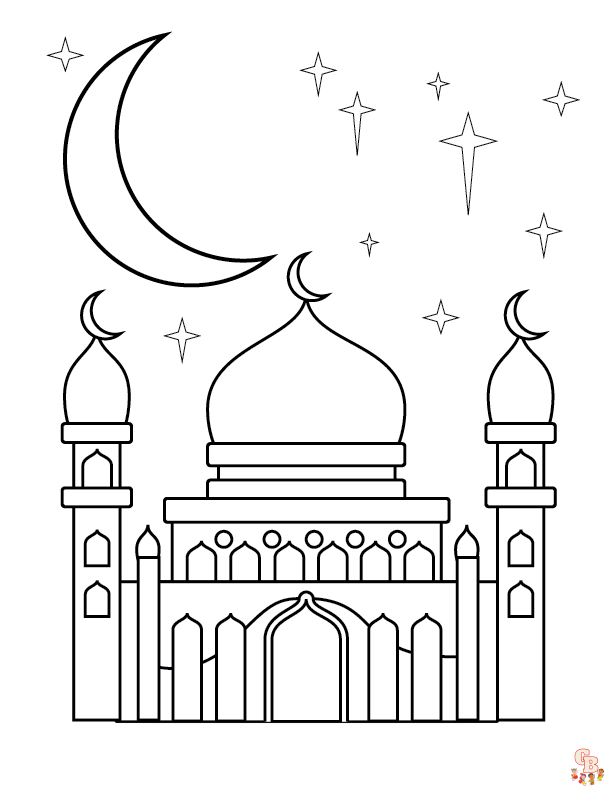 free printable ramadan coloring pages