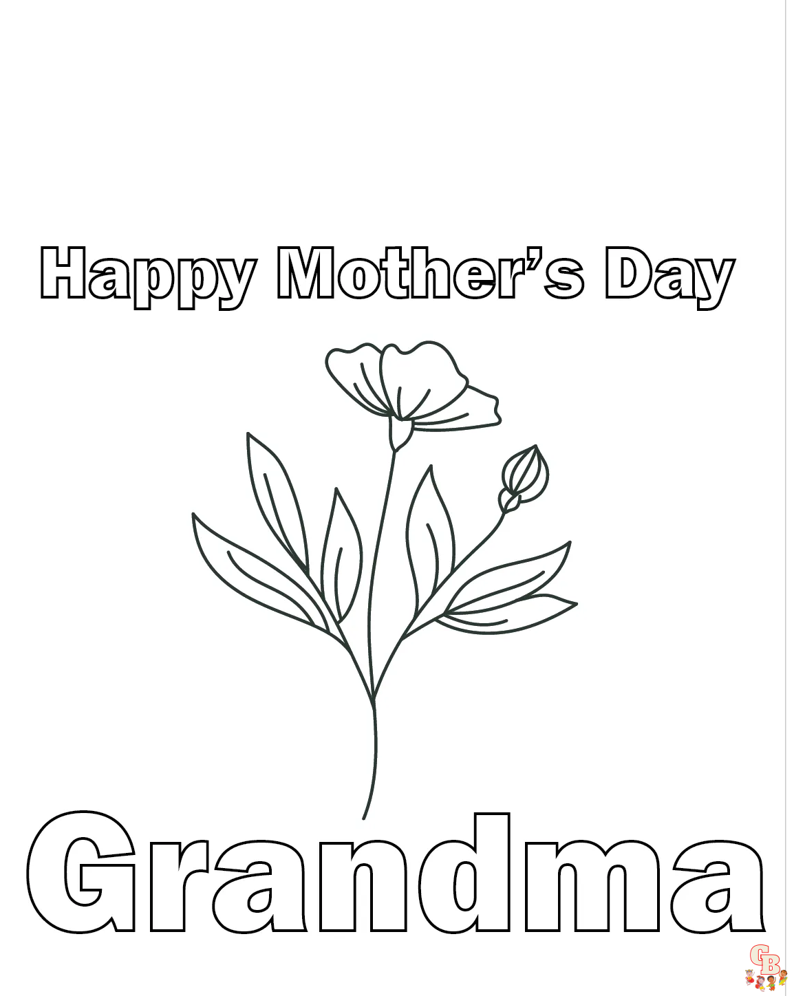 grandma coloring pages 1