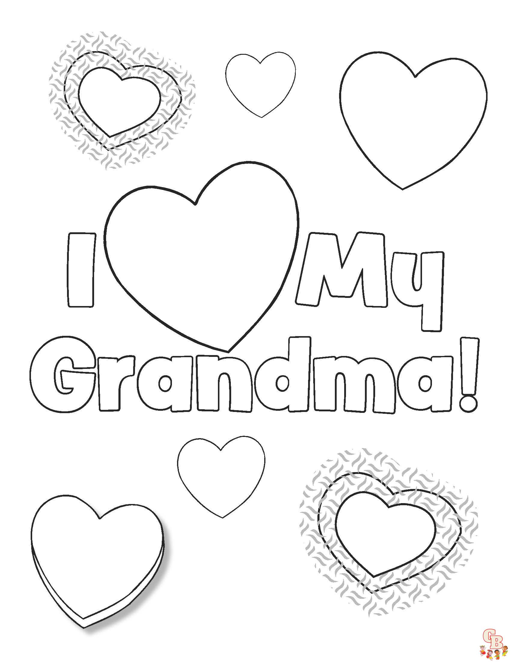 grandma coloring pages 6