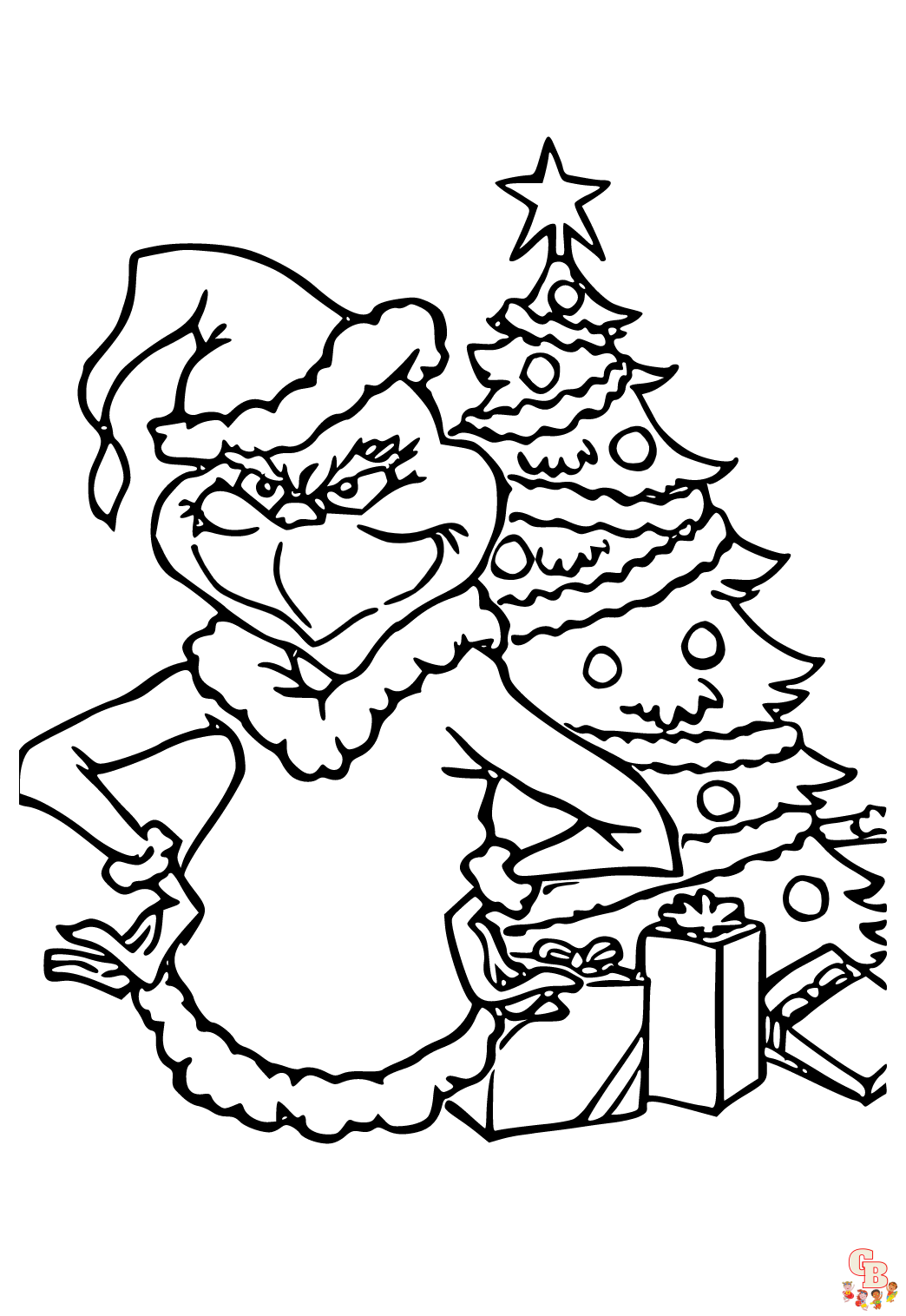 grinch christmas coloring pages 1