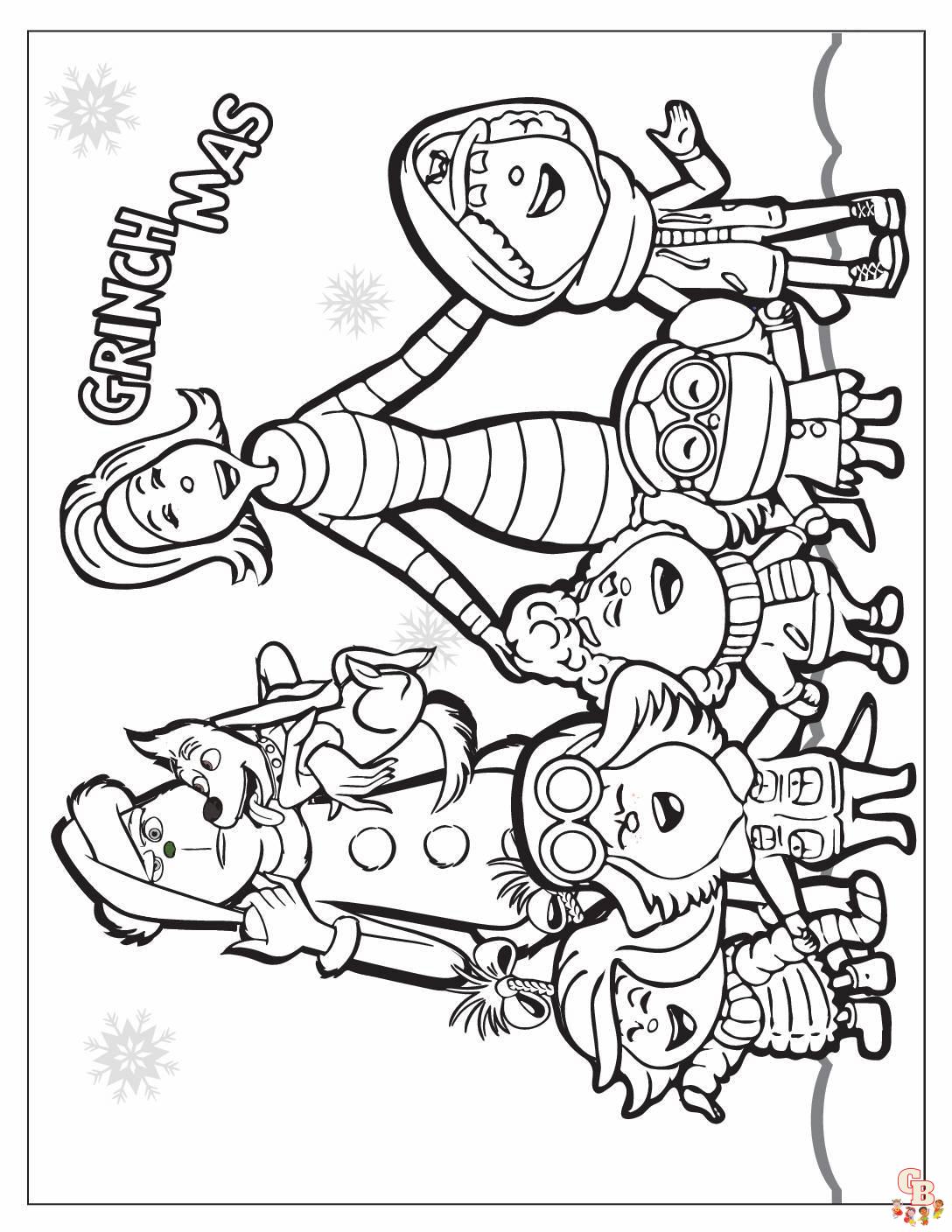 grinch christmas coloring pages 4