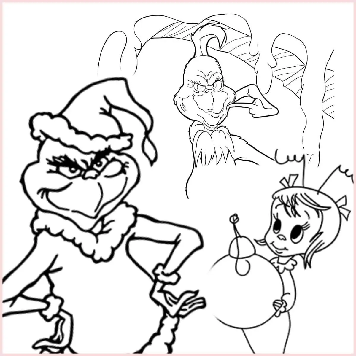 grinch christmas coloring pages 7