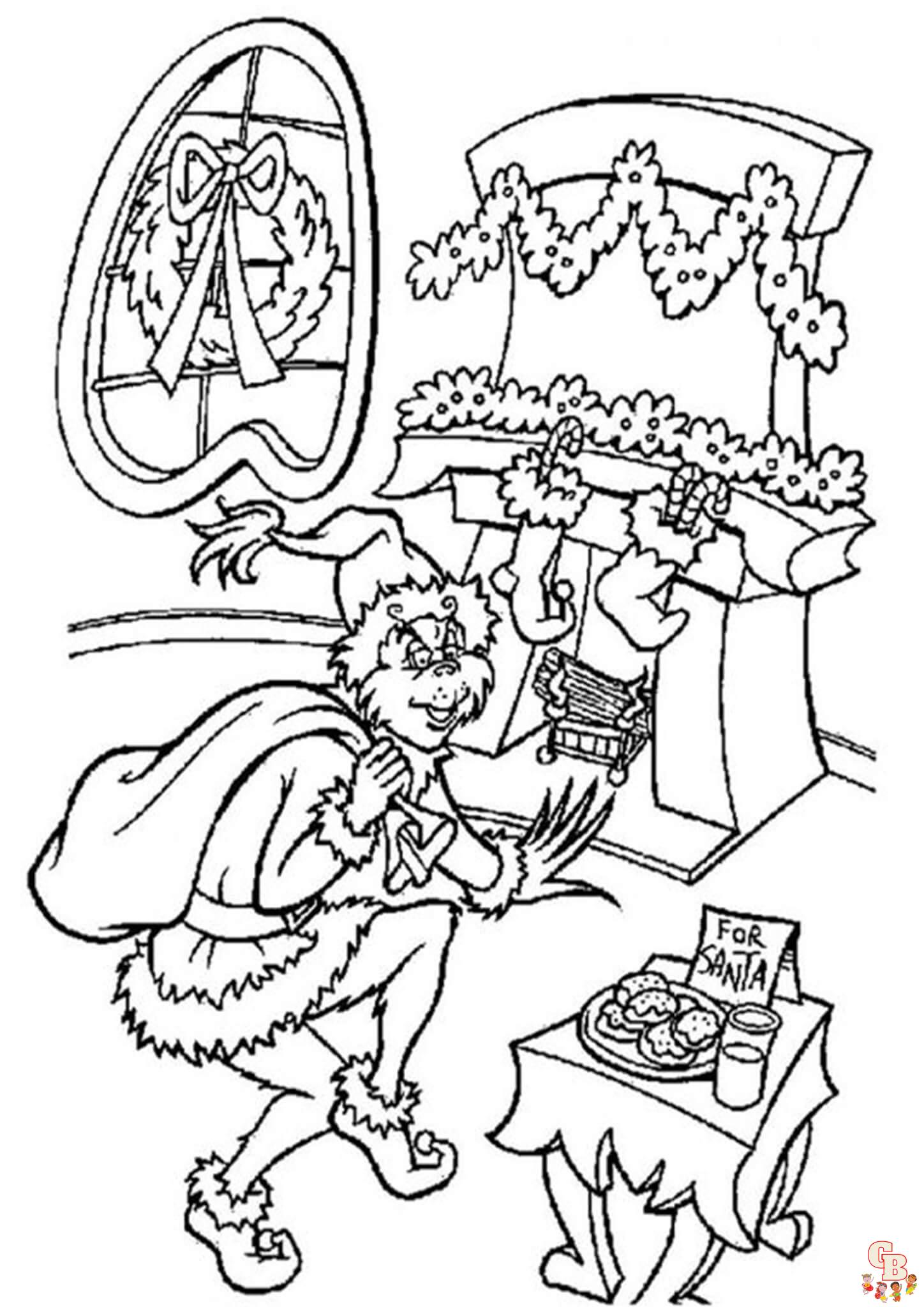 grinch christmas coloring pages 9