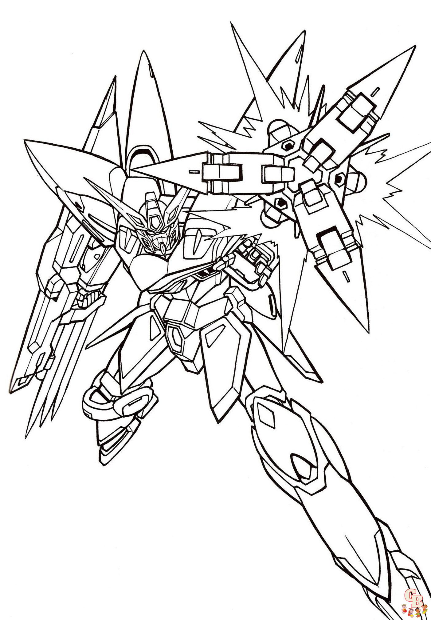 gundam coloring pages