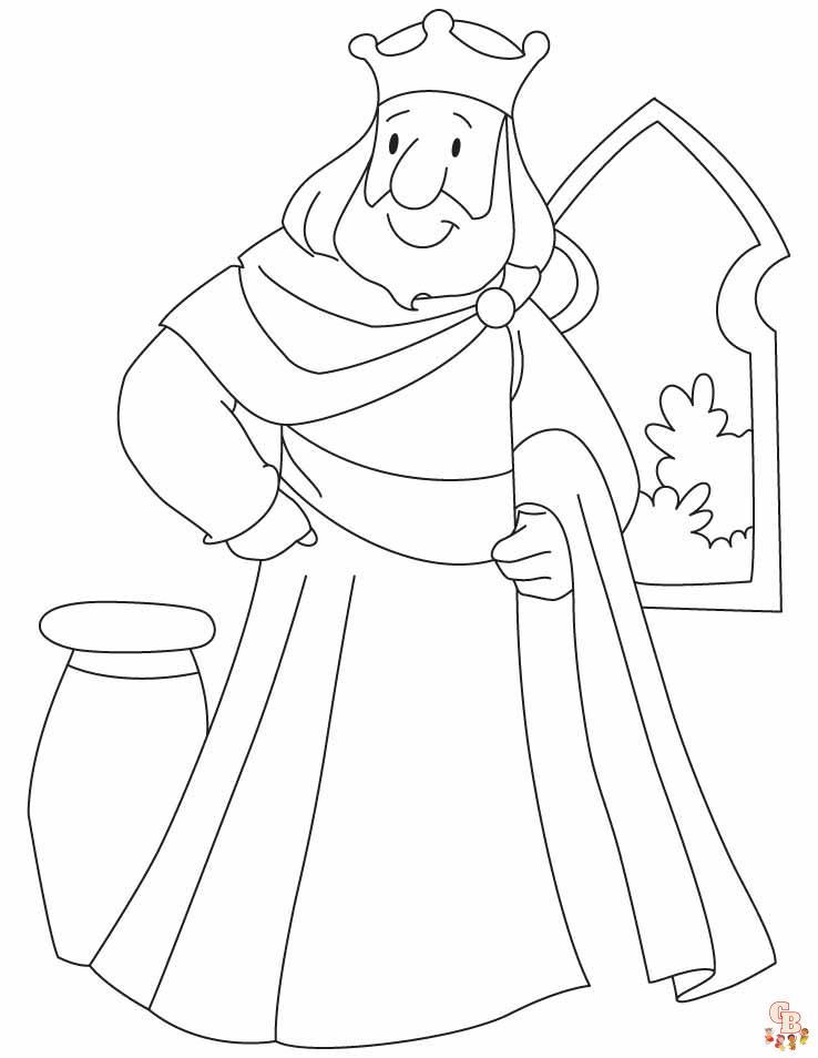 king coloring pages 6