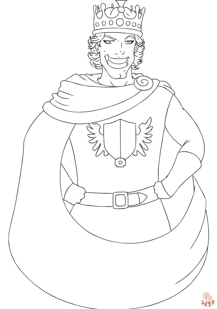 king coloring pages 7