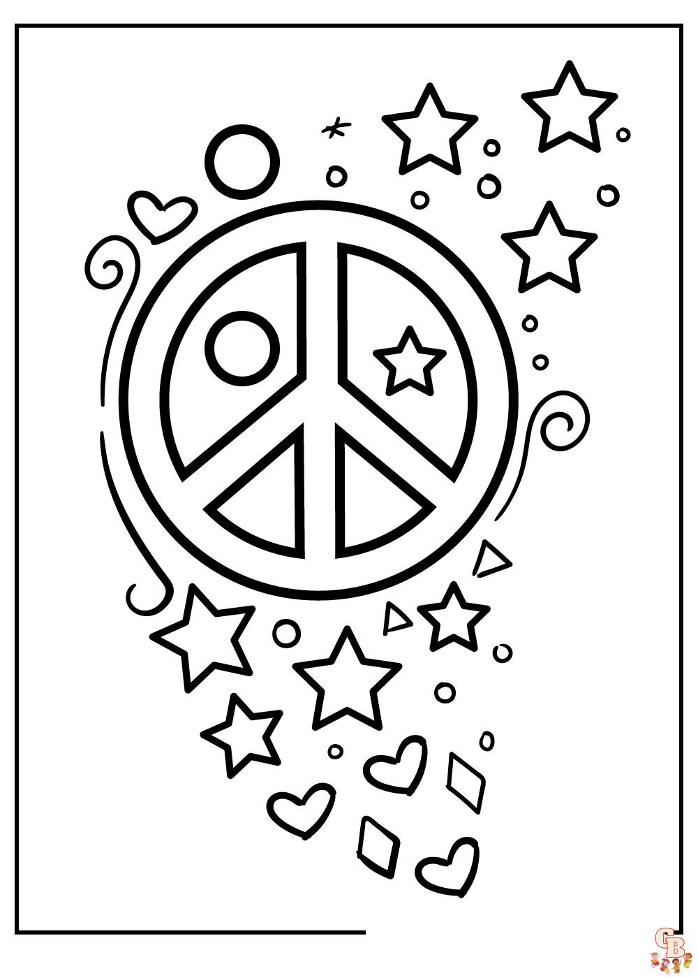 peace coloring pages 5