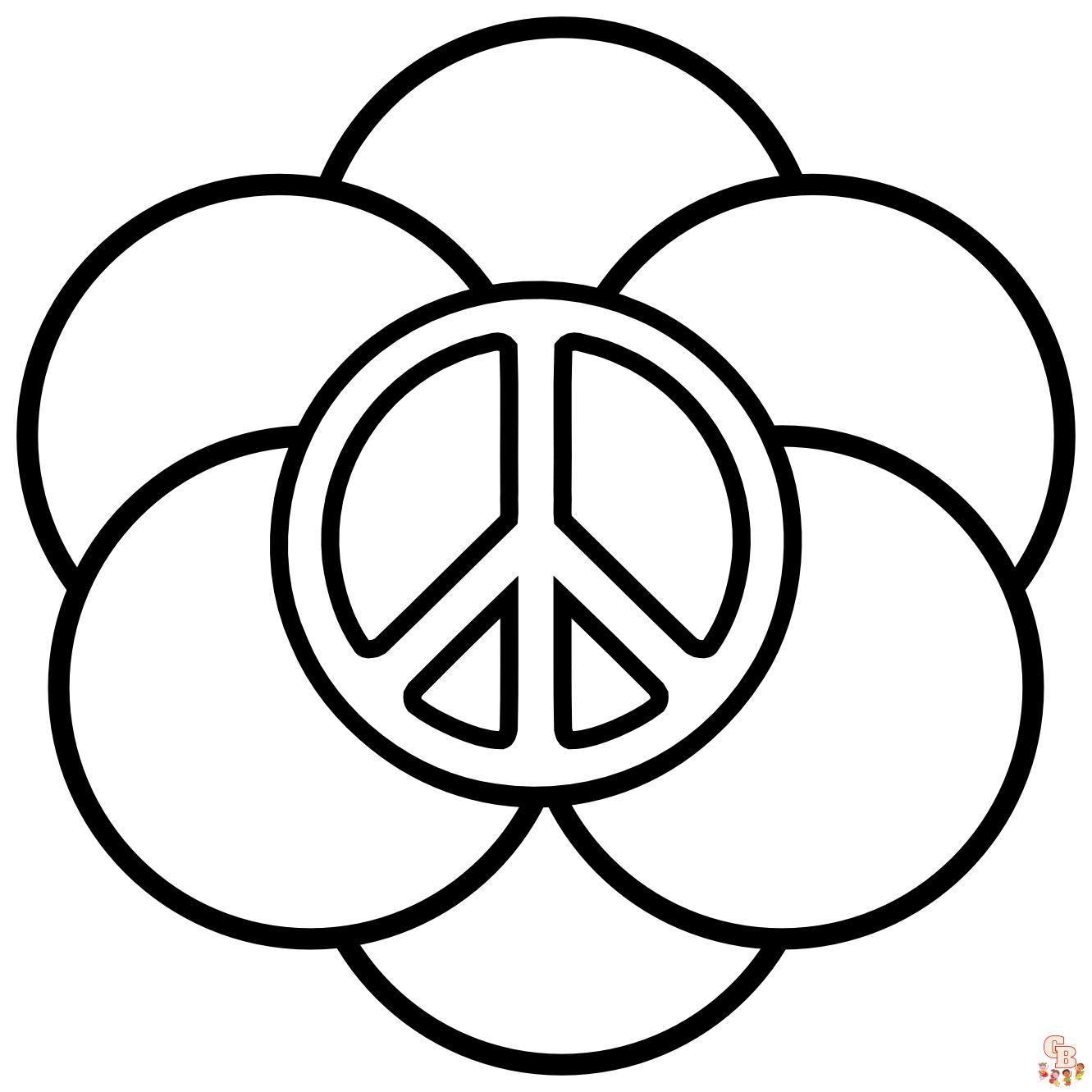 peace coloring pages 6