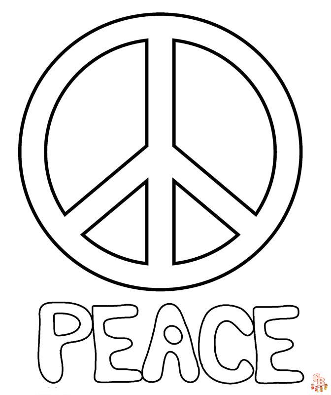 peace coloring pages 8