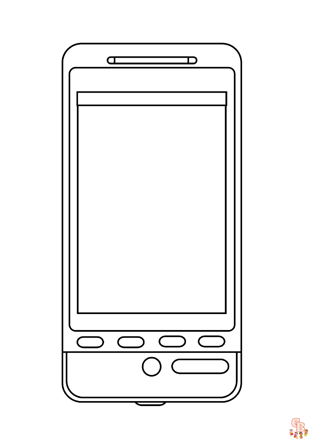 phone coloring pages 6