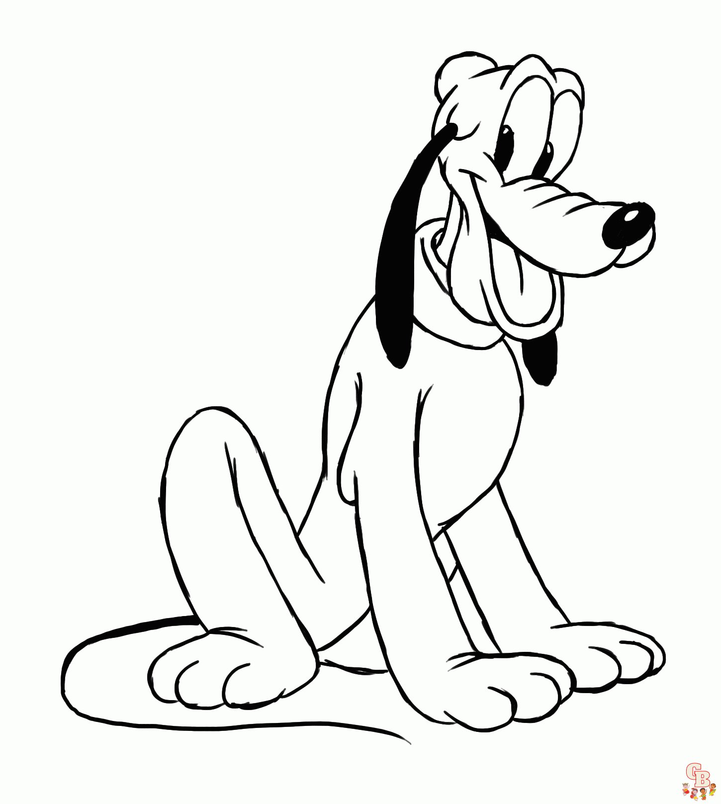 pluto coloring pages 1