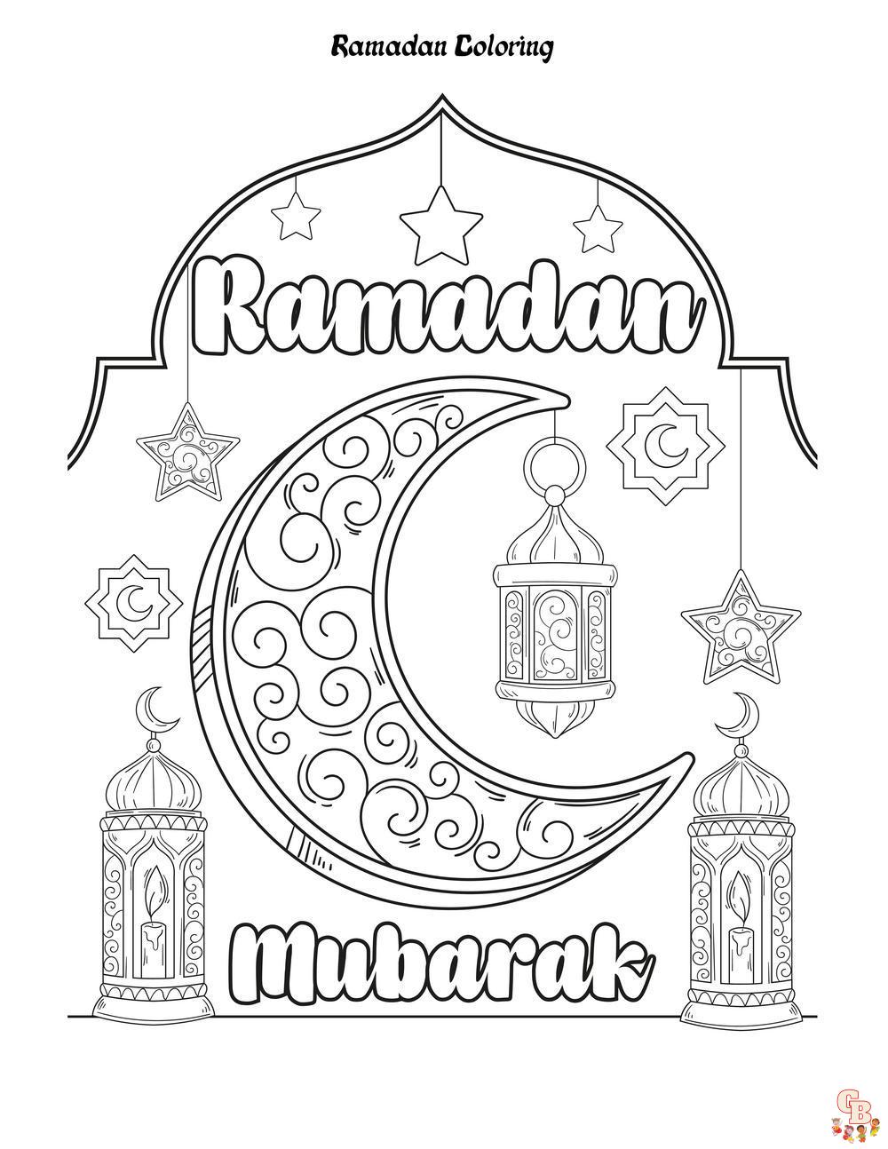 ramadan coloring pages for preschoolers