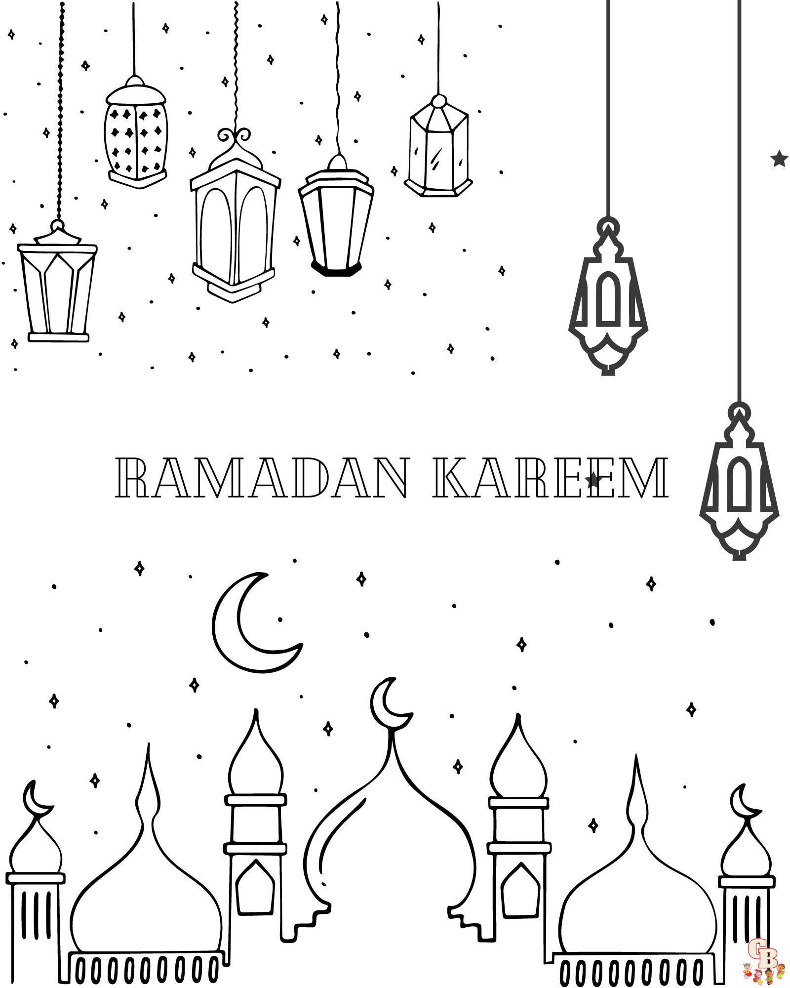 ramadan coloring pages free