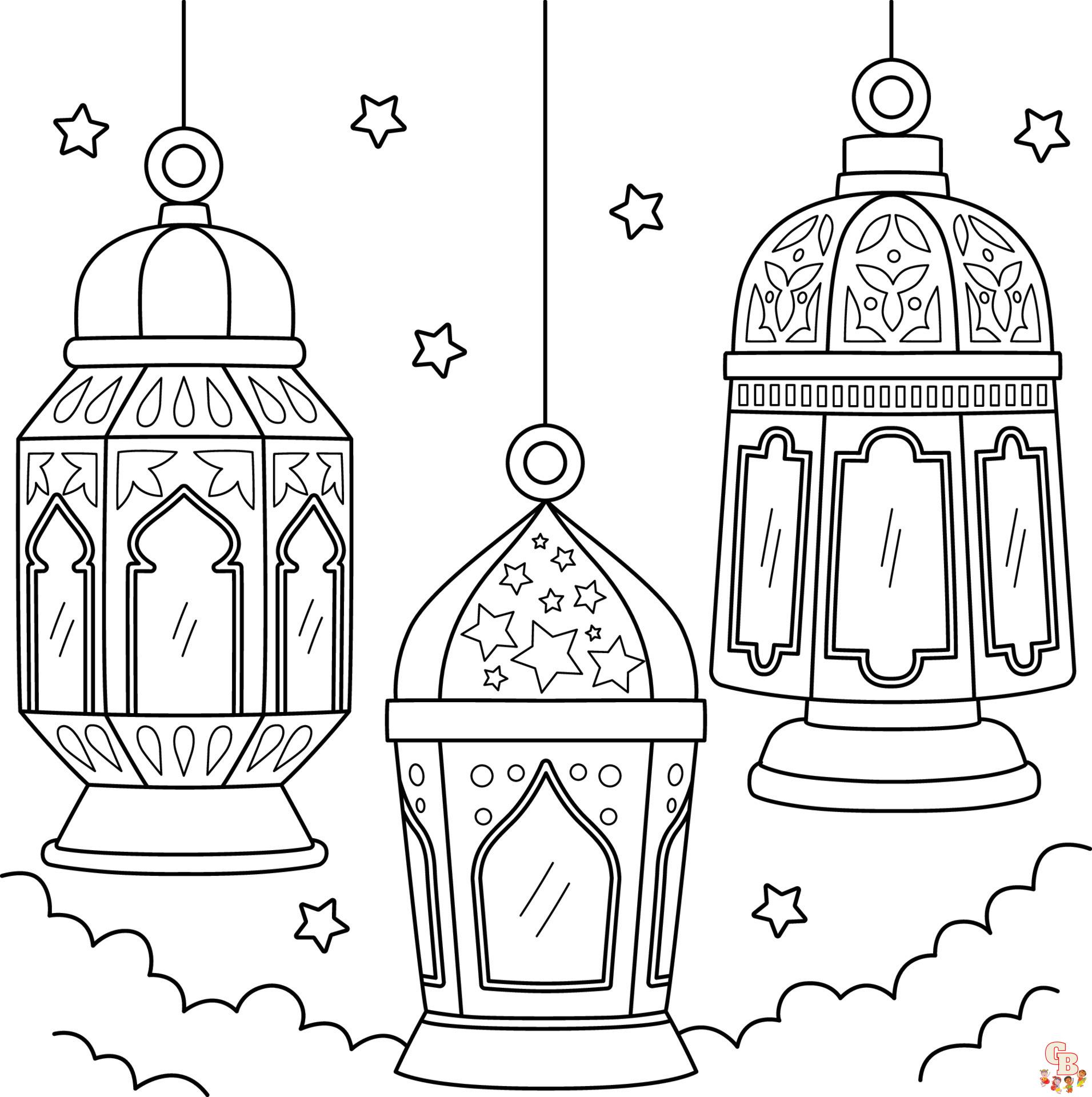 ramadan mubarak coloring