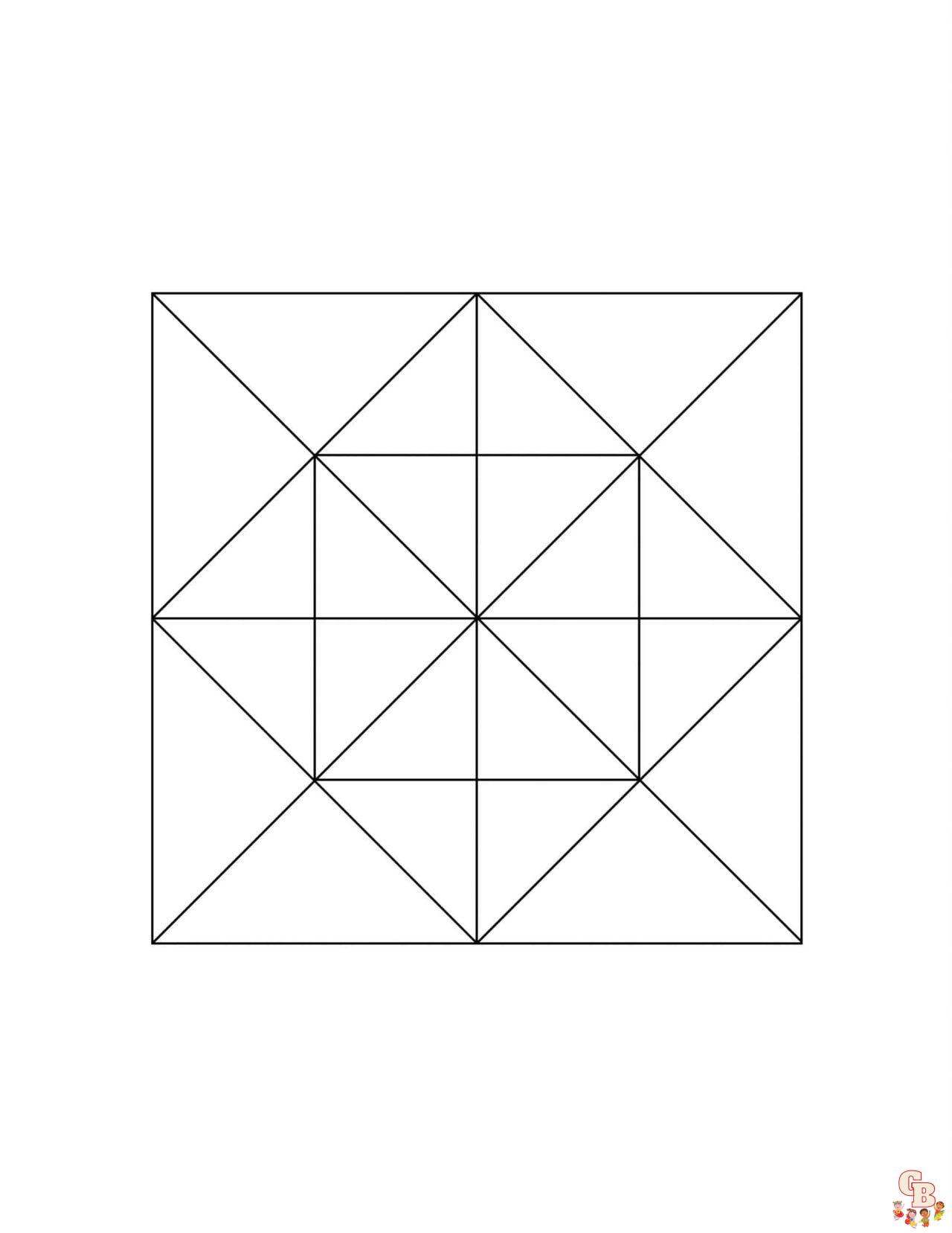 square coloring pages 1