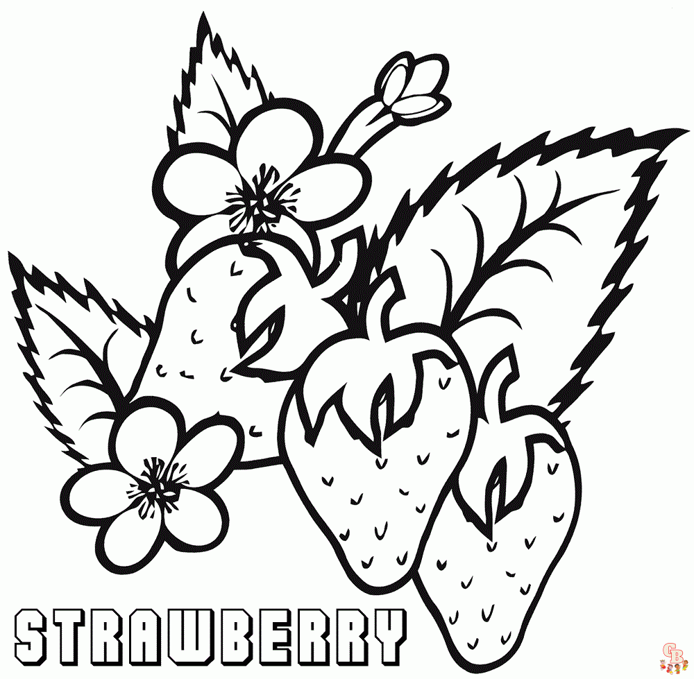 stawberry coloring pages 1 1