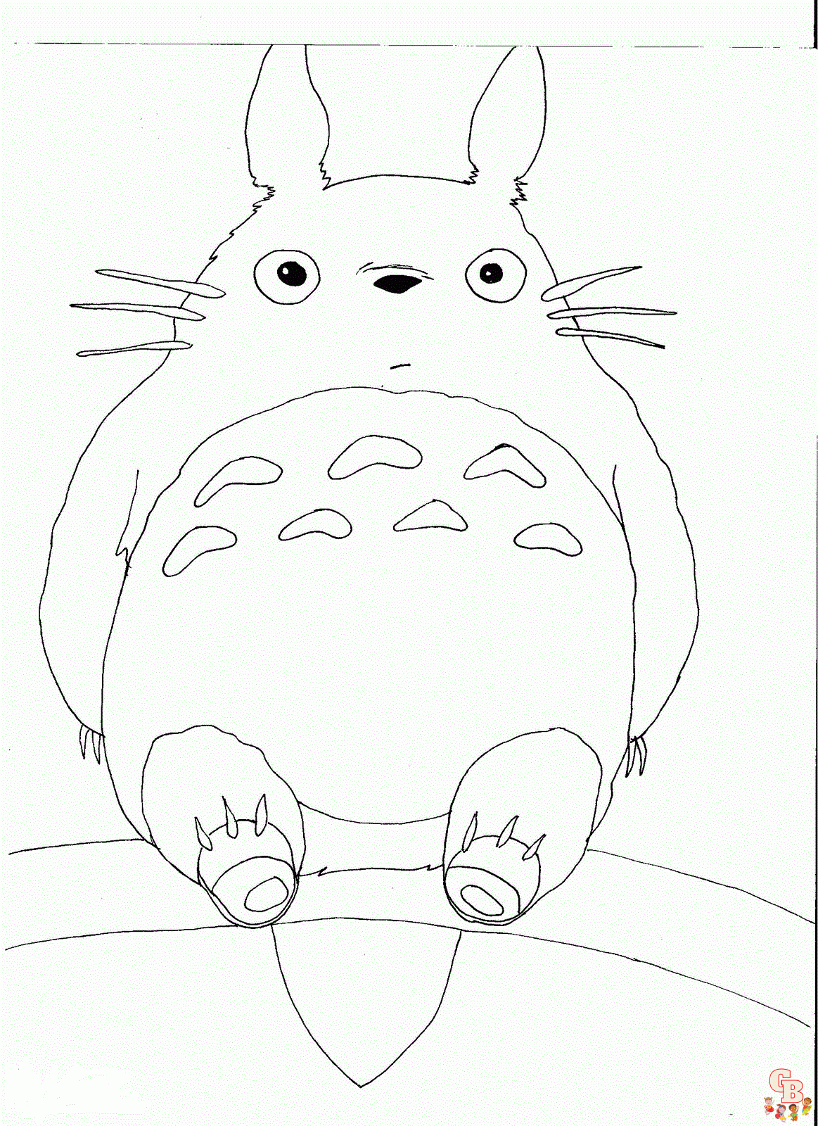 totoro coloring pages 1