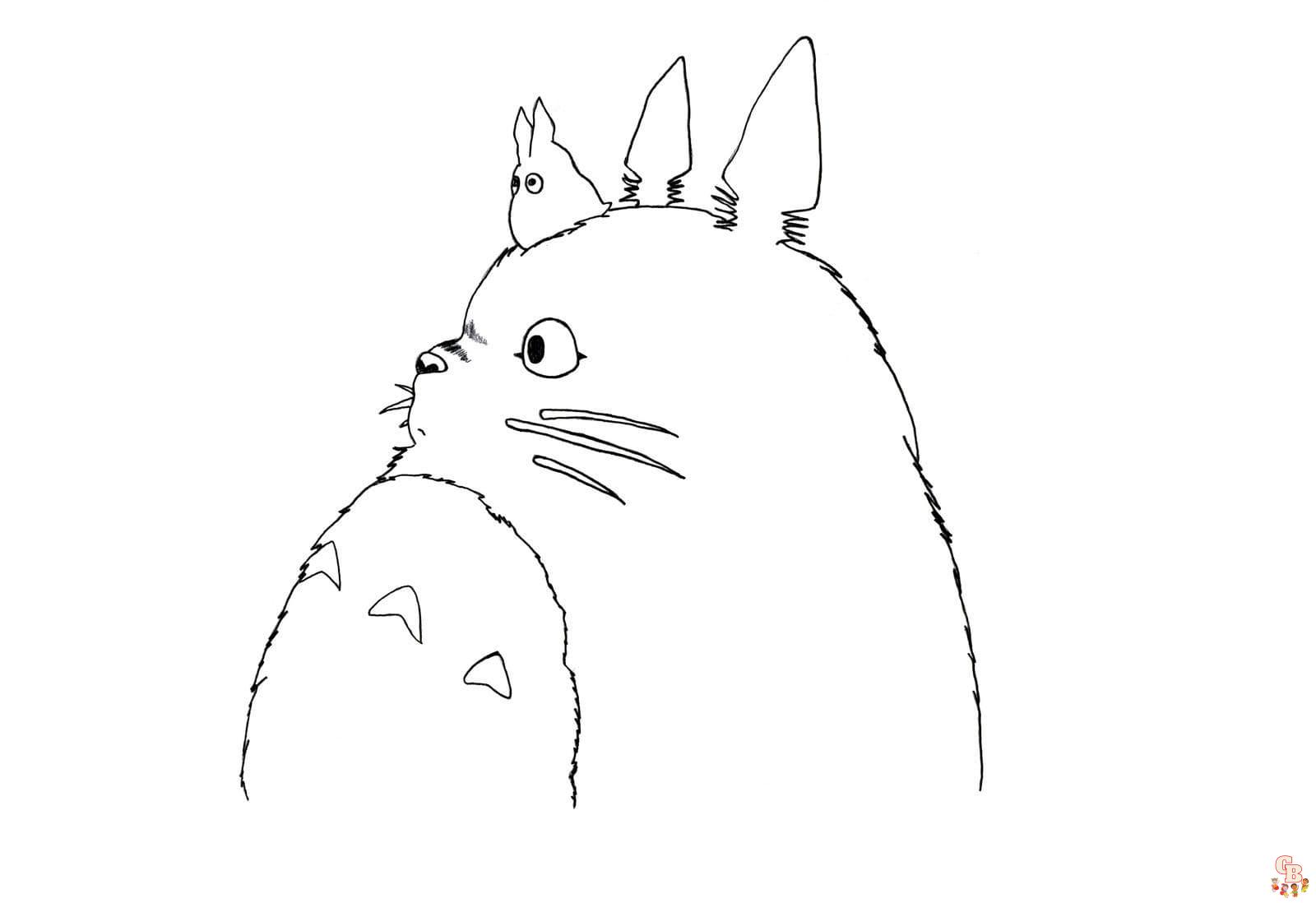 totoro coloring pages 1