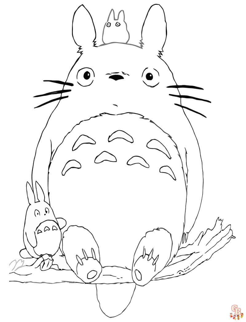 totoro coloring pages 3