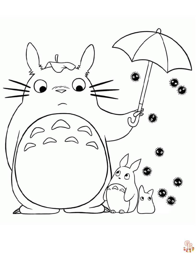 totoro coloring pages 4