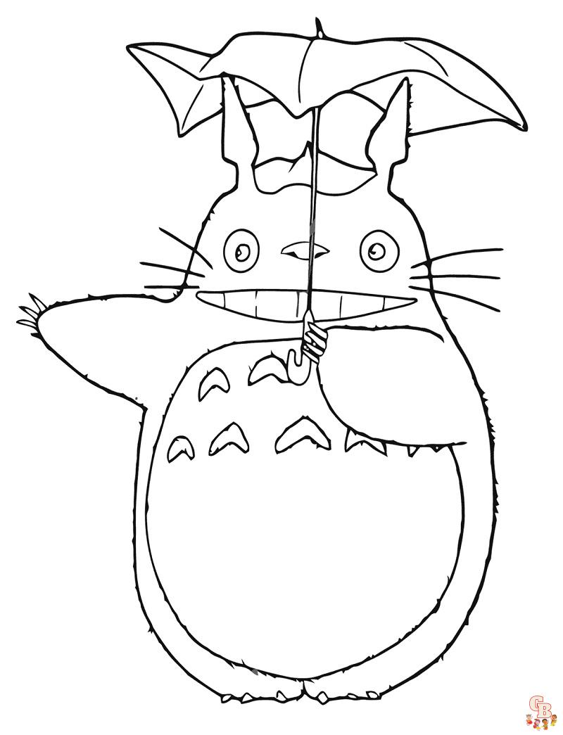 totoro coloring pages 5