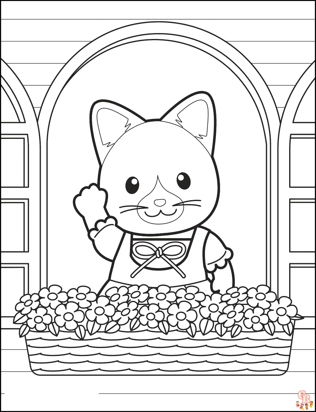 Calico Critters Coloring Pages 9