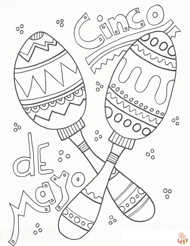 Cinco de Mayo coloring pages 20