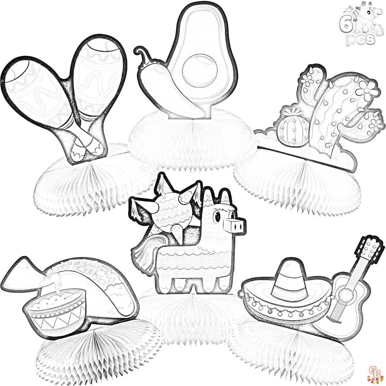 Cinco de Mayo coloring pages 3