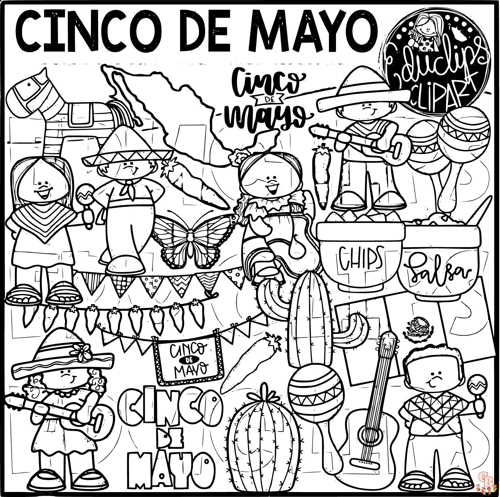 Cinco de Mayo coloring pages 30