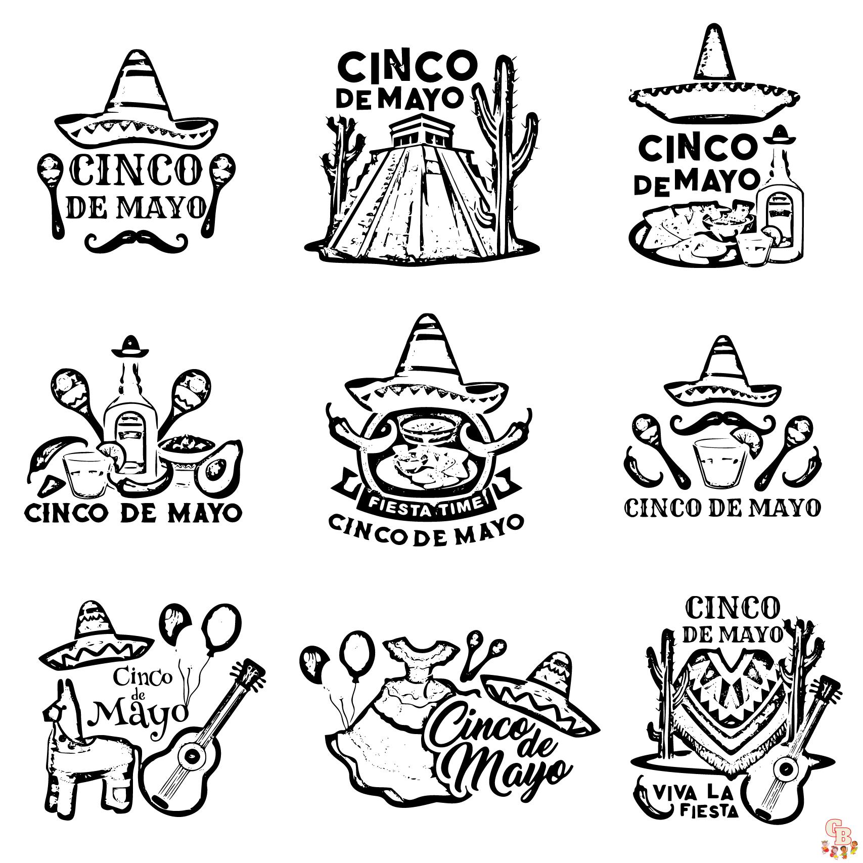 Cinco de Mayo coloring pages 32