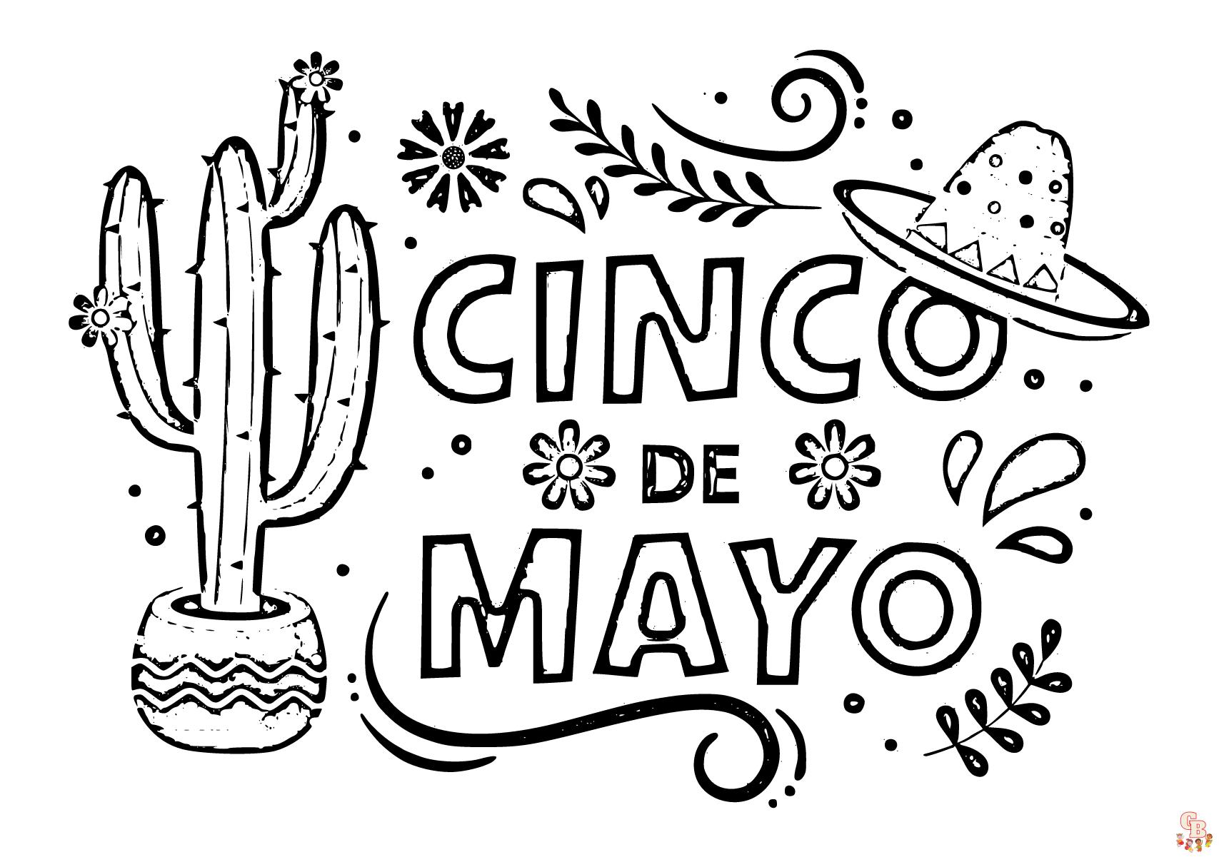 Cinco de Mayo coloring pages 35