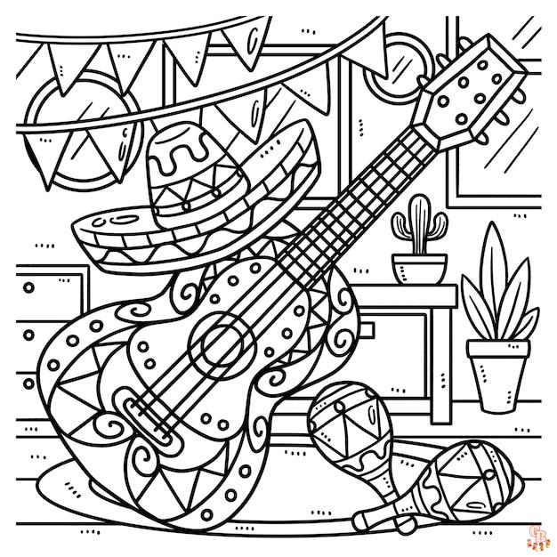 Cinco de Mayo coloring pages 42