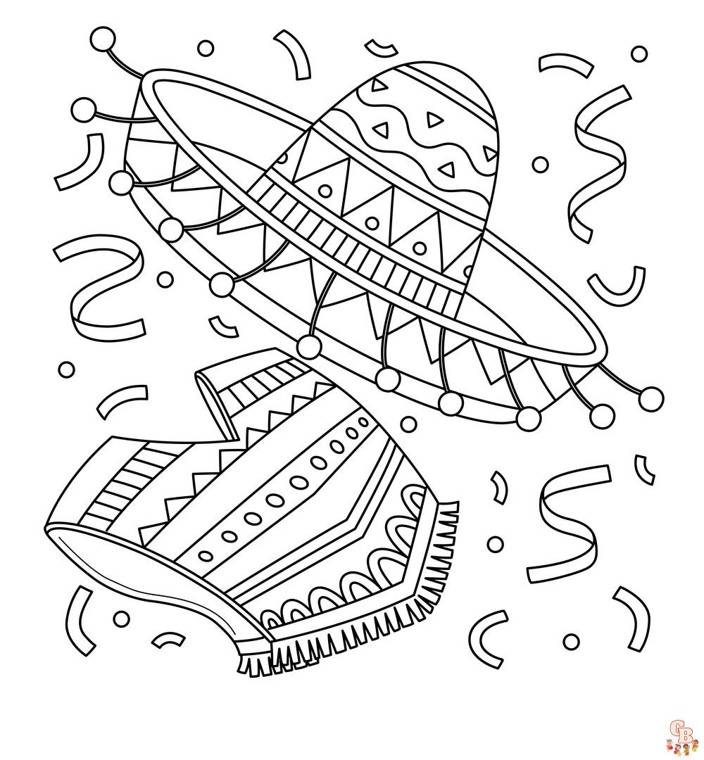 Cinco de Mayo coloring pages 47