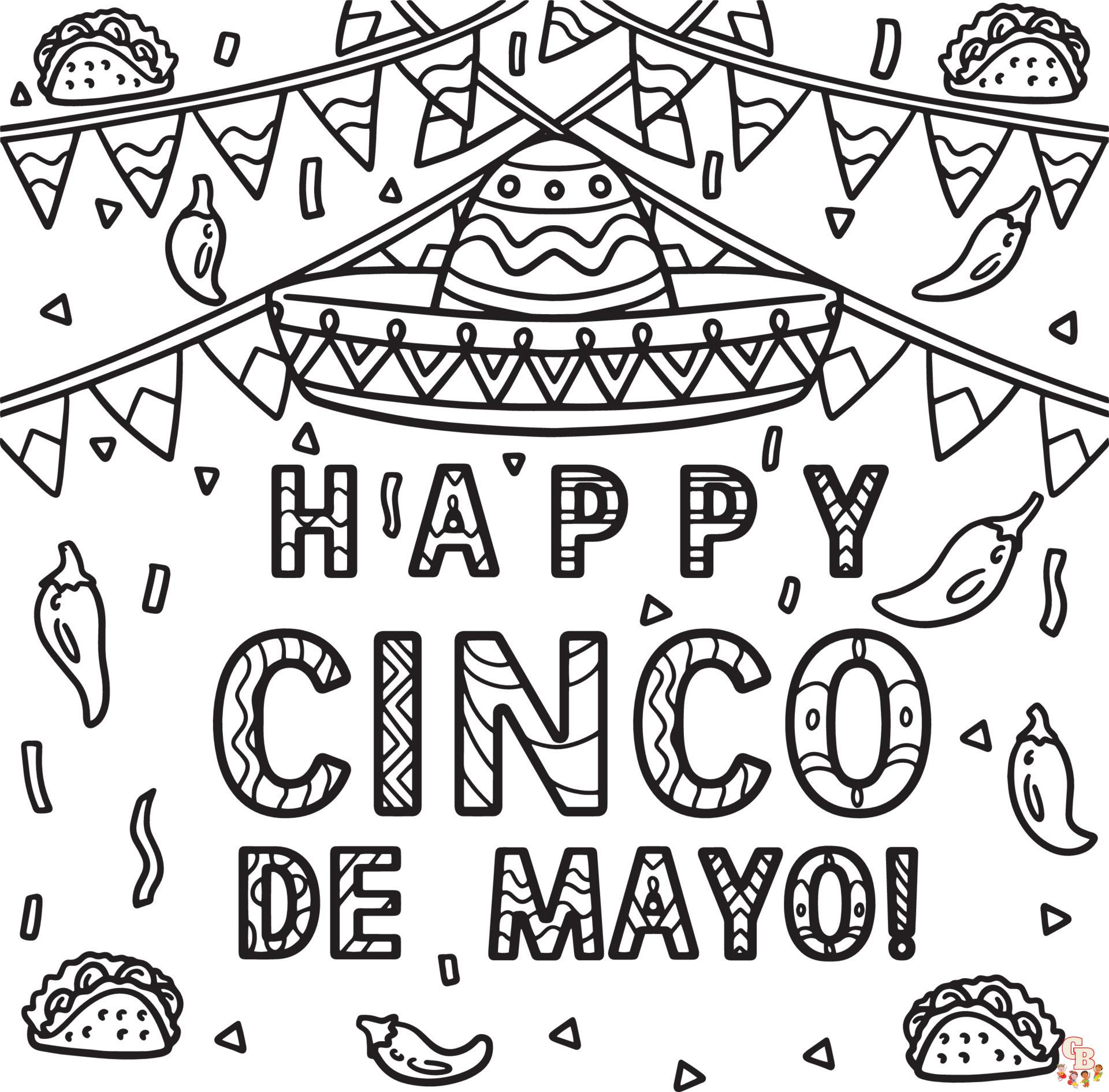 Cinco de Mayo coloring pages 50