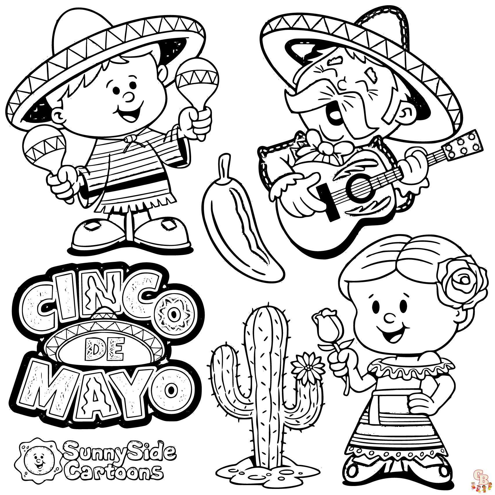 Cinco de Mayo coloring pages 58