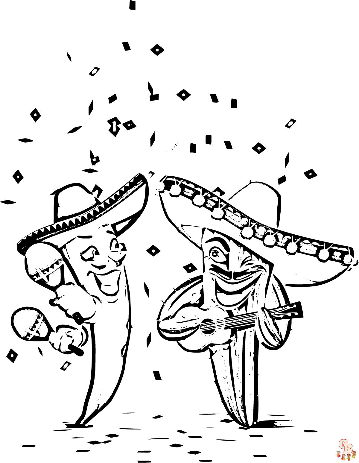 Cinco de Mayo coloring pages 62