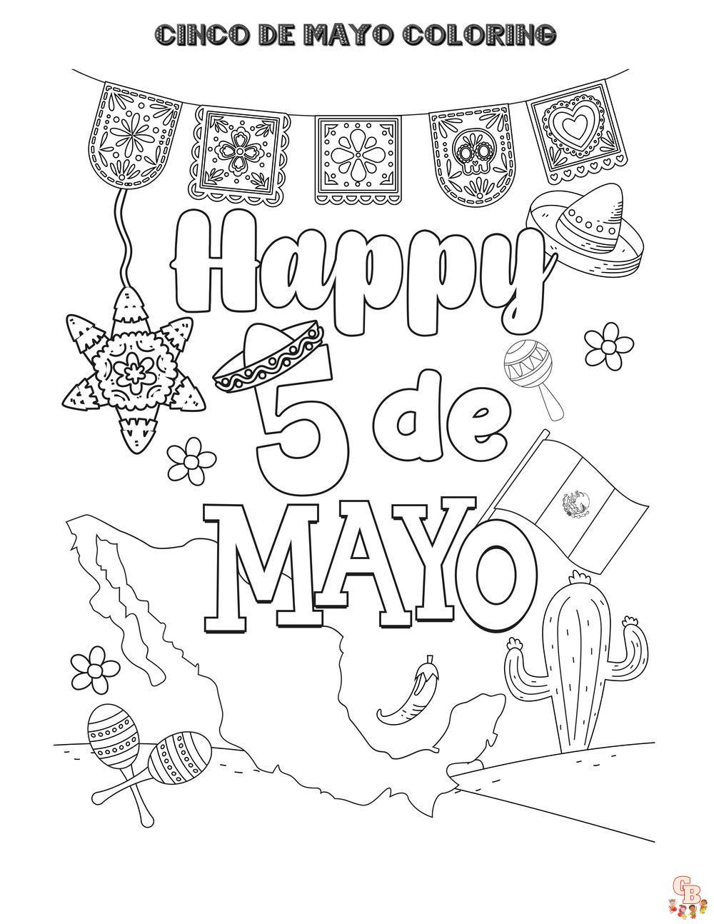 Cinco de Mayo coloring pages 64