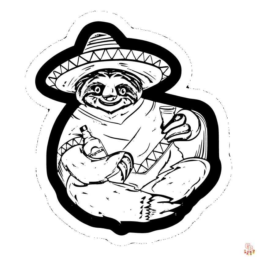 Cinco de Mayo coloring pages 8