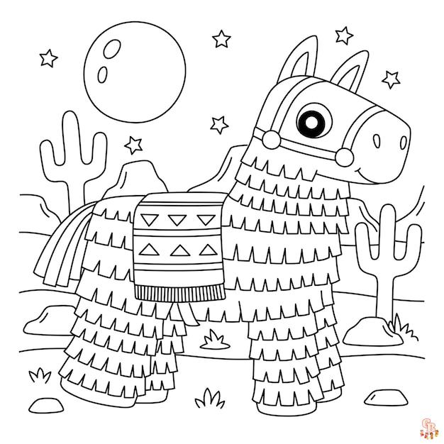 Cinco de Mayo coloring pages easy