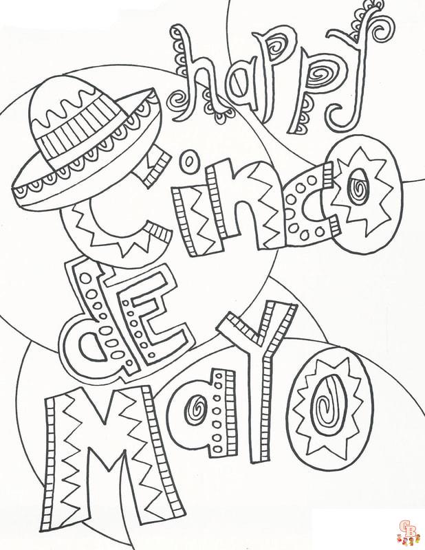 Cinco de Mayo coloring pages free