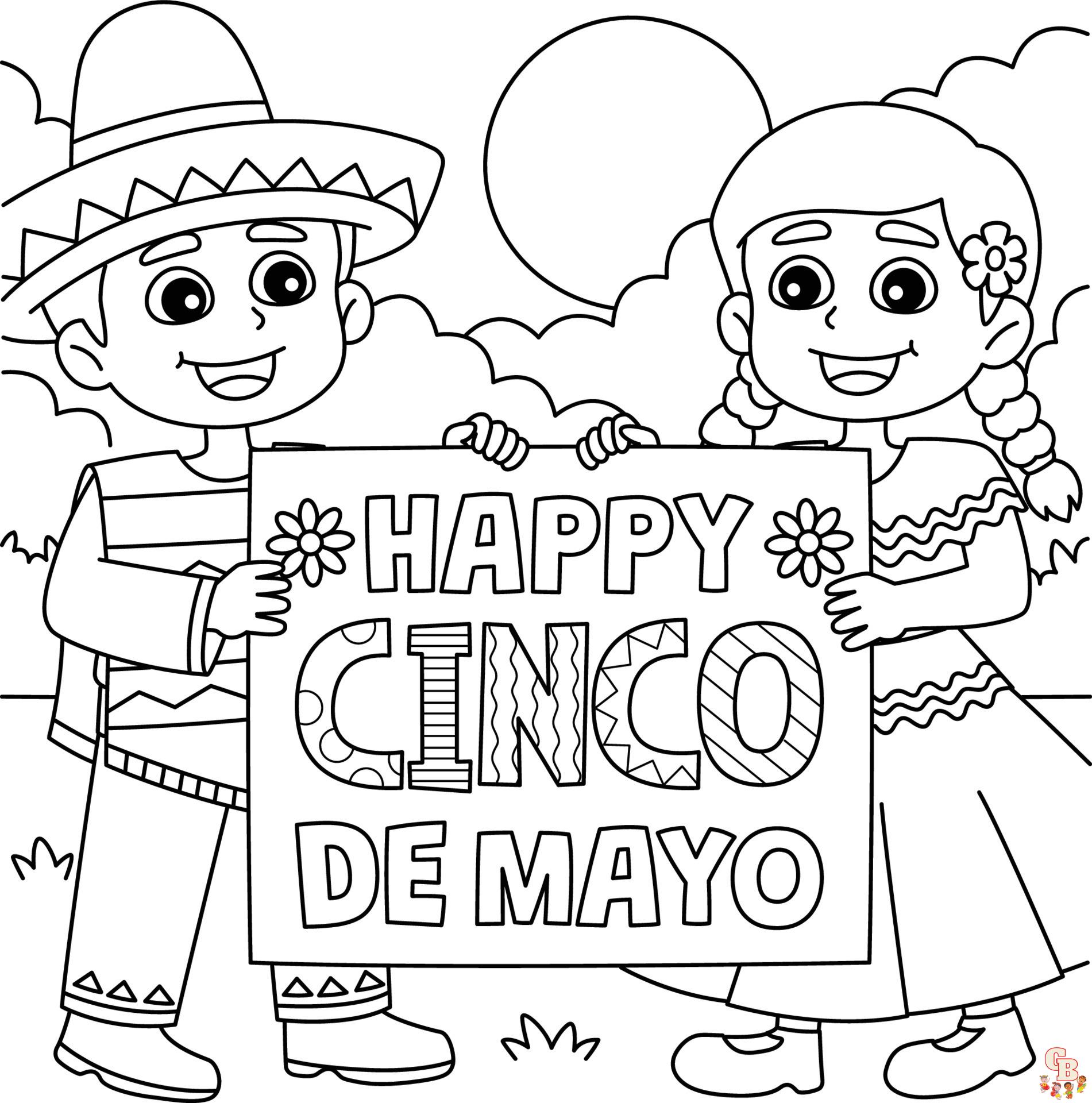 Cinco de Mayo coloring pages pdf