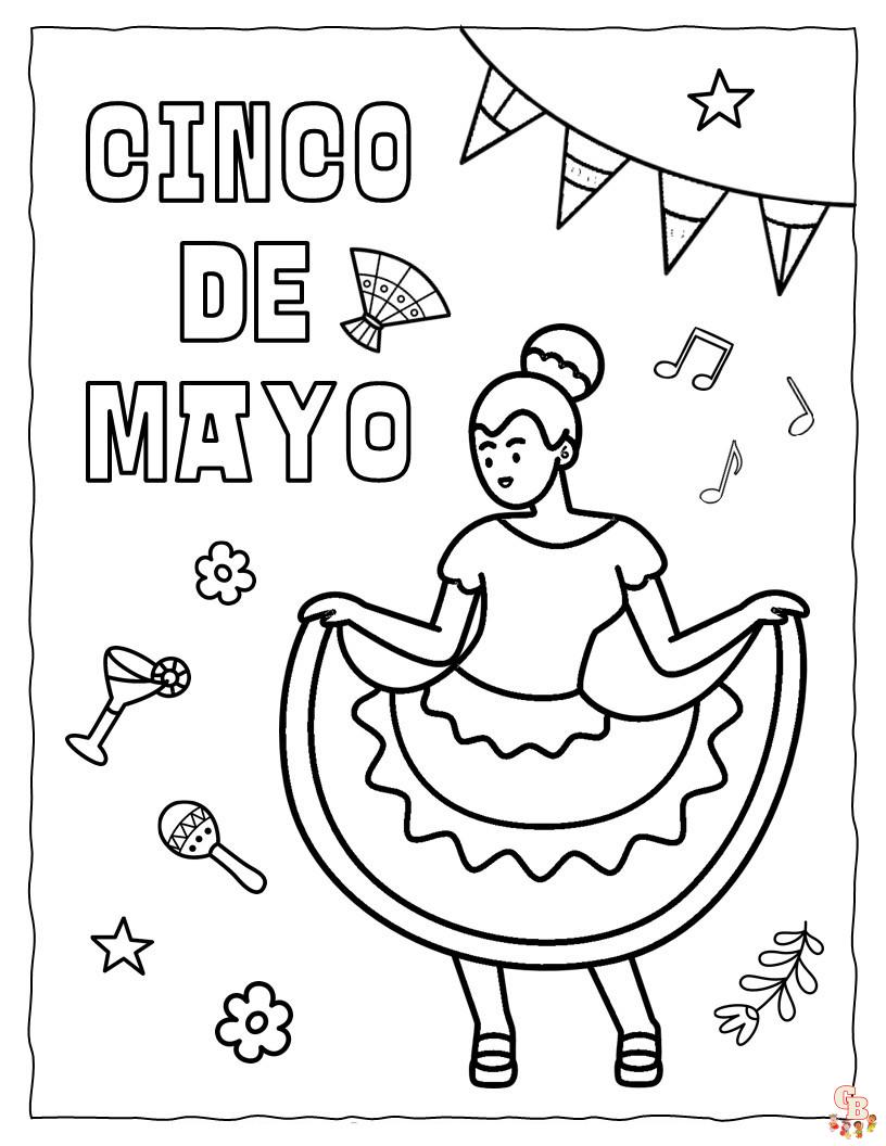 Cinco de Mayo coloring picture