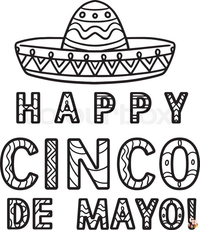 Cinco de Mayo coloring sheets