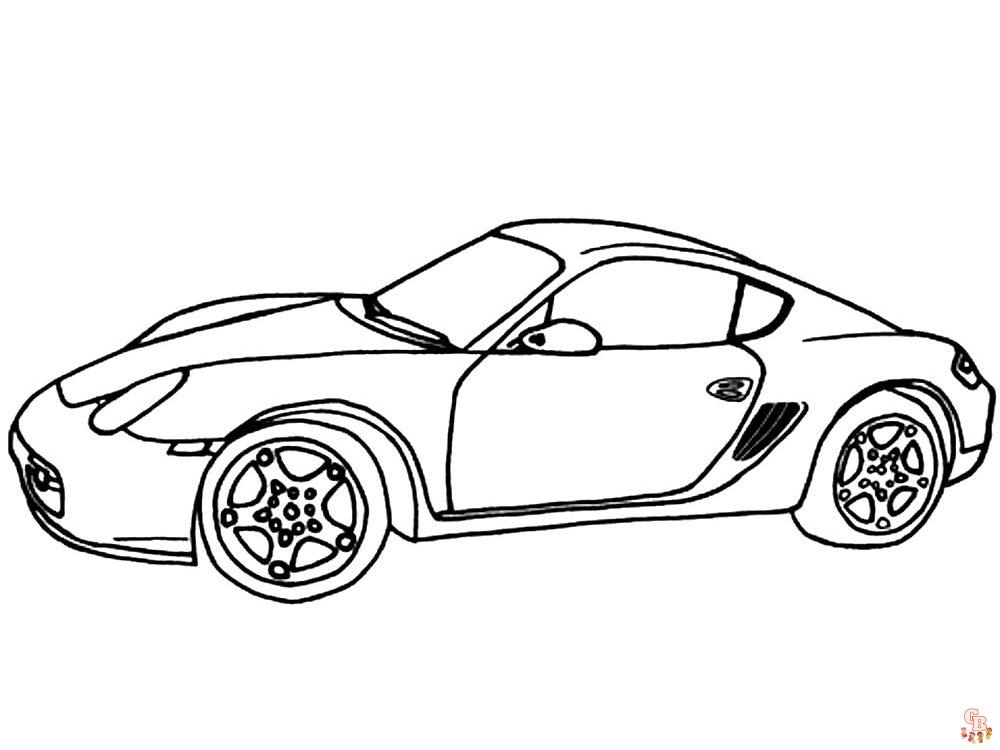 Coloring Pages Porsche 10