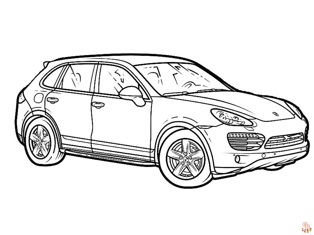 Coloring Pages Porsche 11