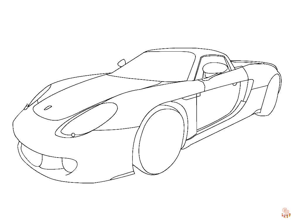 Coloring Pages Porsche 2