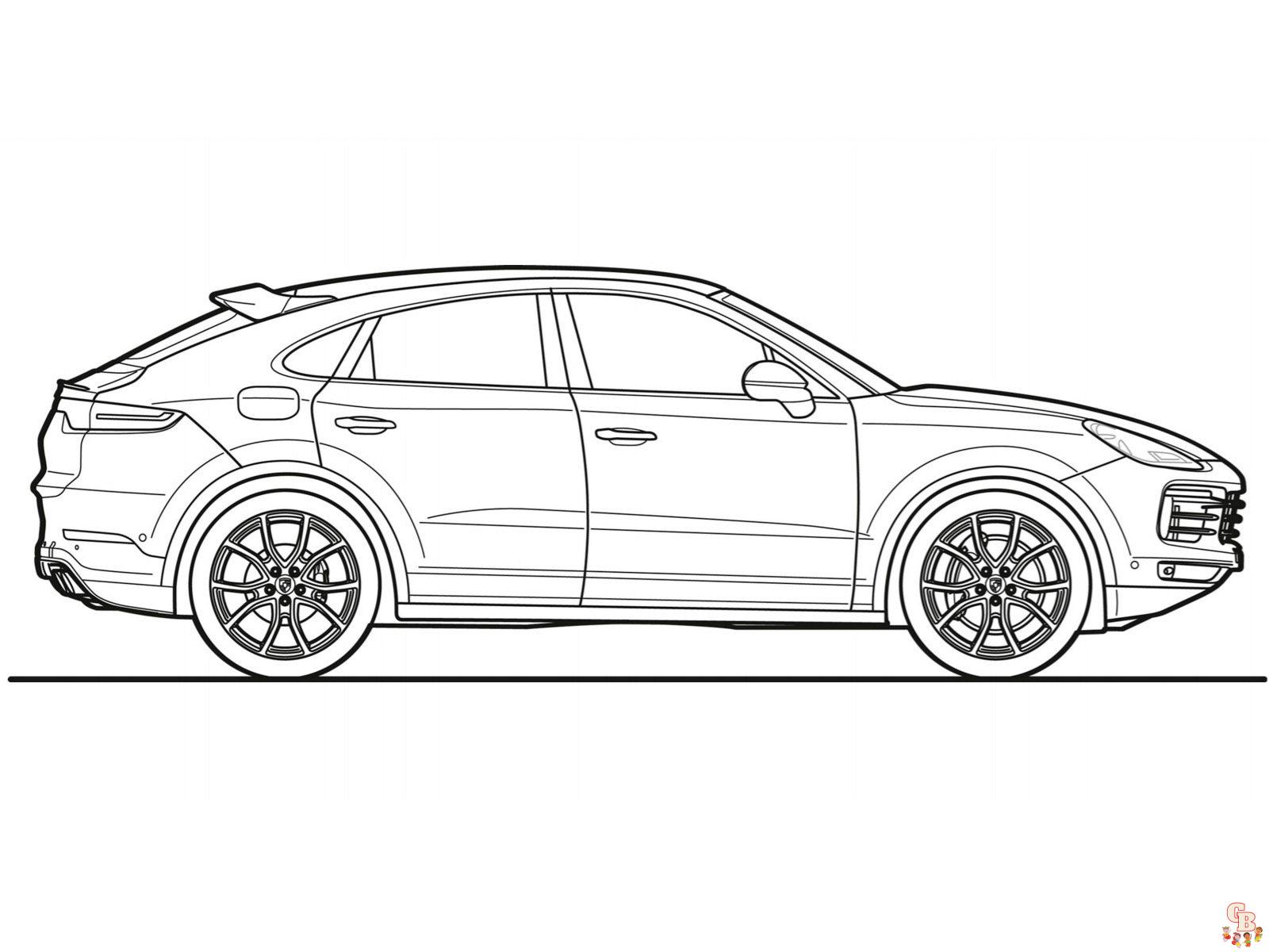 Coloring Pages Porsche 3