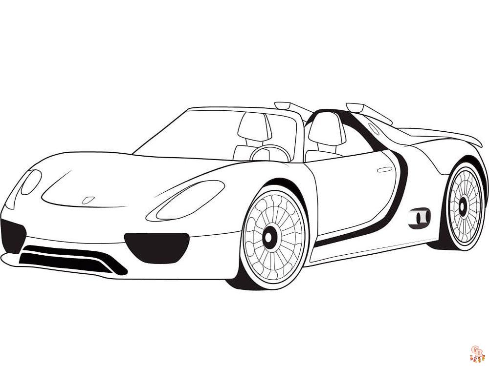 Coloring Pages Porsche 7