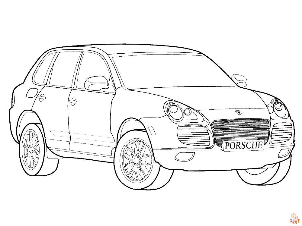 Coloring Pages Porsche 8