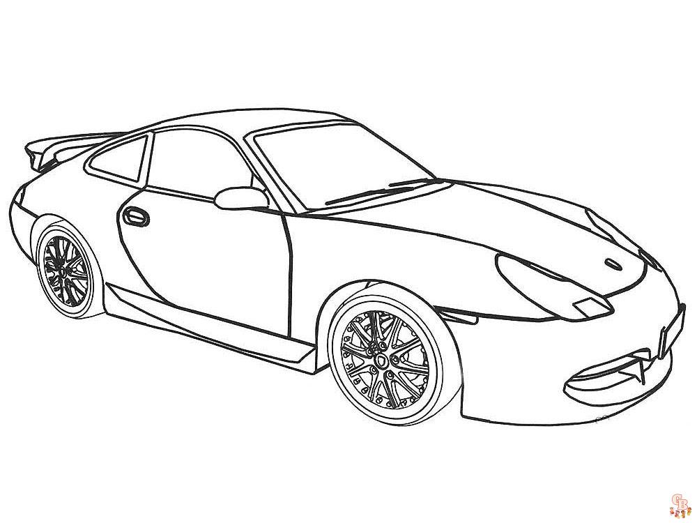 Coloring Pages Porsche 9